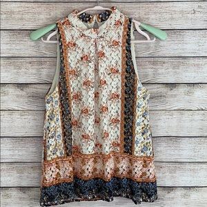 Love & Fire Sleeveless Halter/Tank Blouse size S